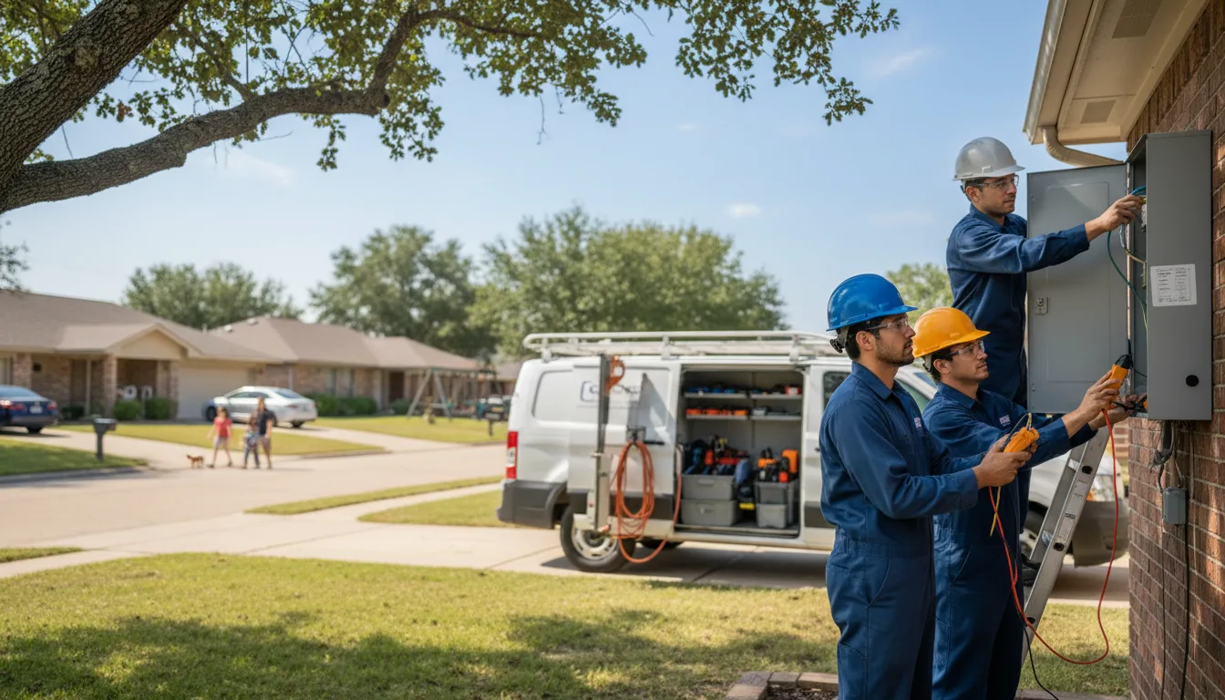 Certified electrician providing emergency electrical services in Mayview, MO